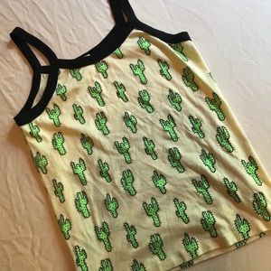 forever 21 cactus tank top